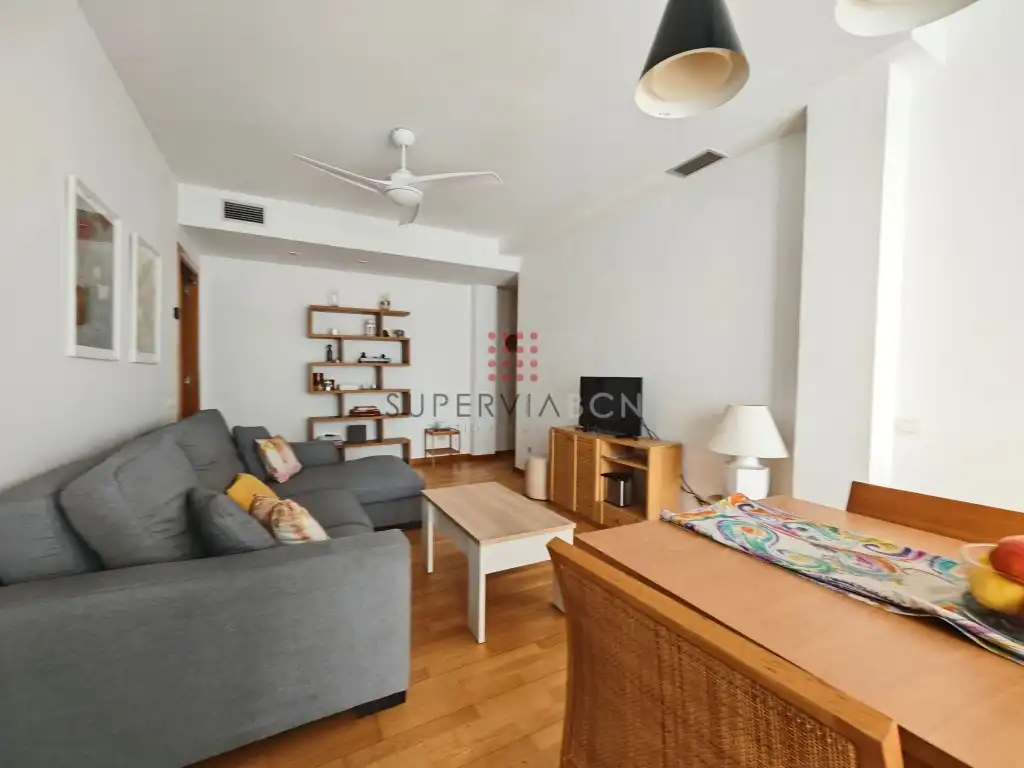 Wohnzimmer von Dachboden zum Verkauf in Barcelona mit Balkon