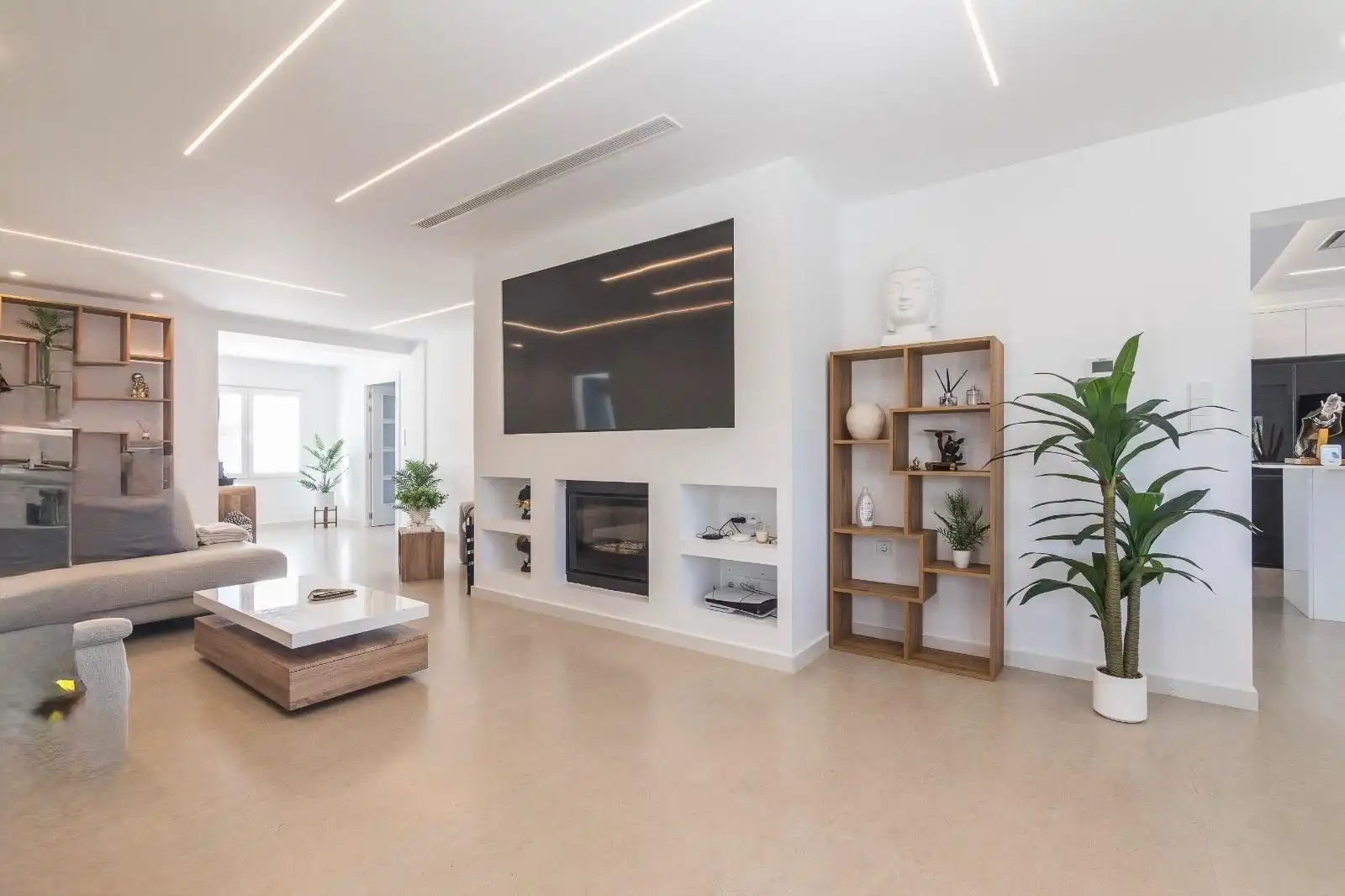Living room of Houses for sale in Elche / Elx  with Air Conditioner, Private garden and Terrace