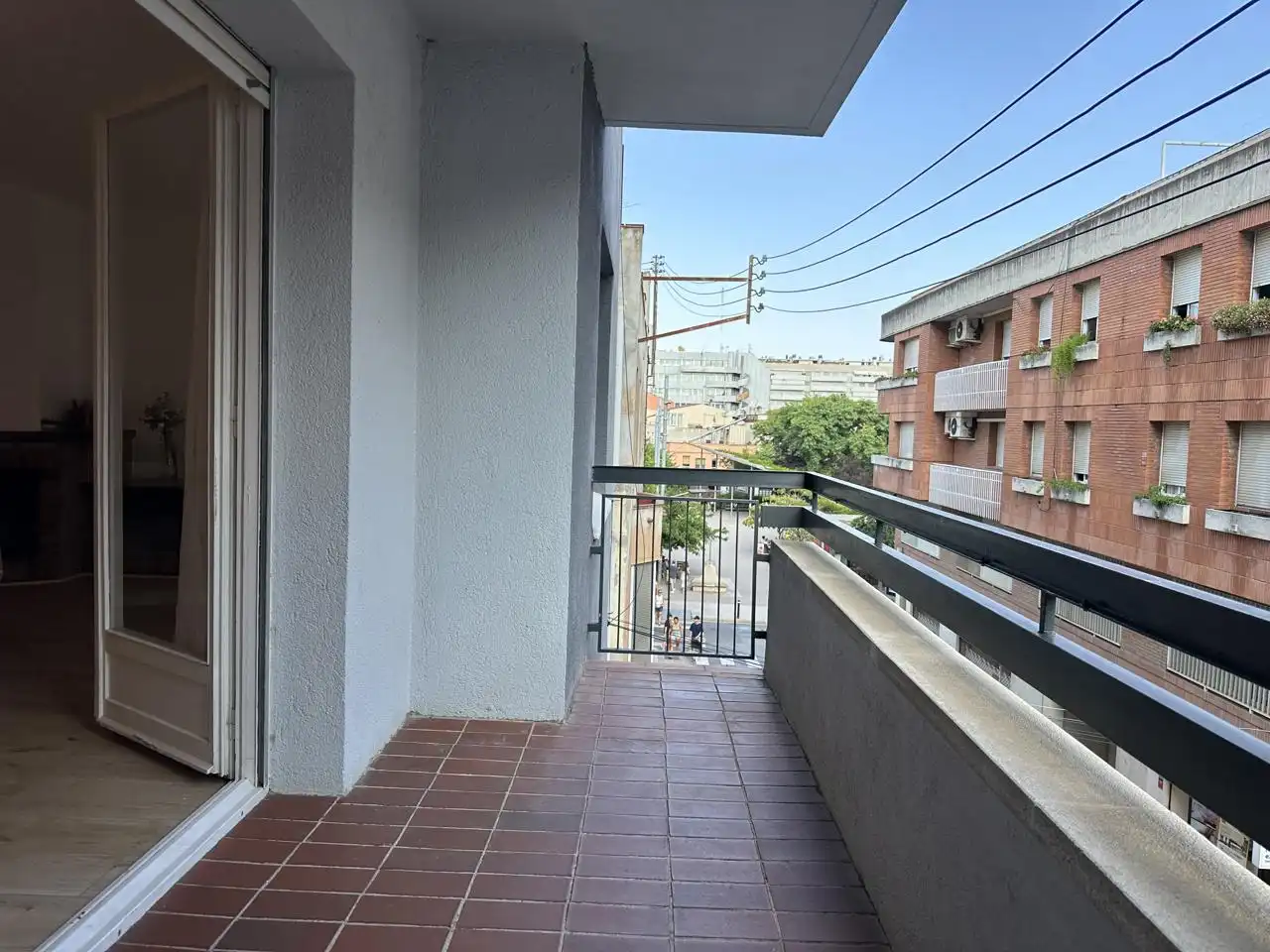 Balcony of Flat for rent in Terrassa  with Air Conditioner, Heating and Terrace