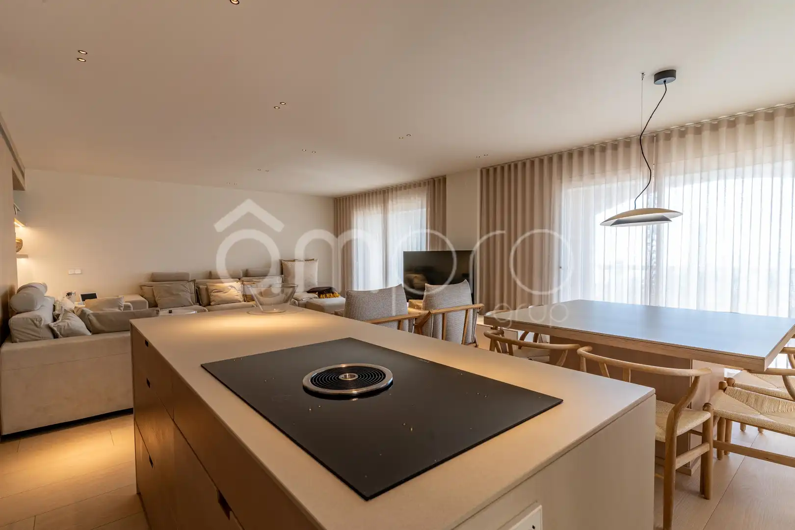 Wohnzimmer von Wohnung zum Verkauf in Salou mit Klimaanlage, Heizung und Terrasse