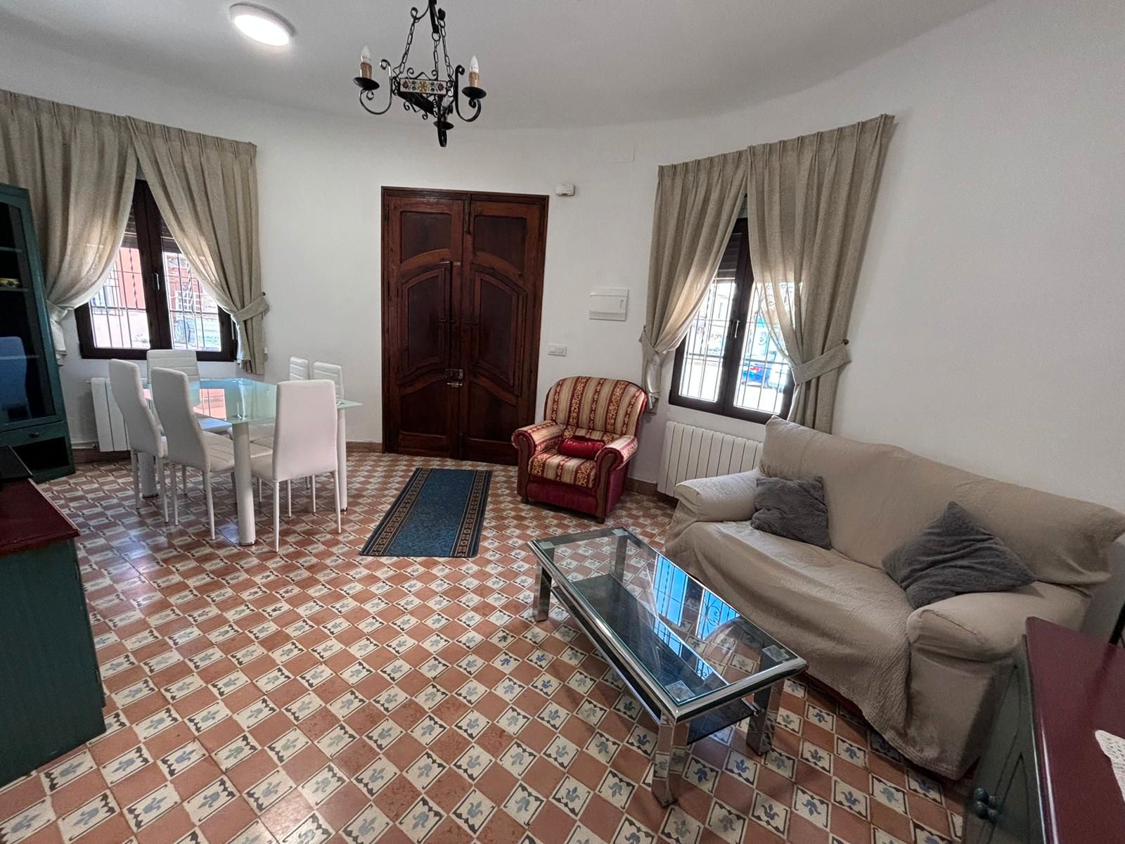 Sala d'estar de Casa o xalet de lloguer en Motilla del Palancar amb Calefacció i Moblat