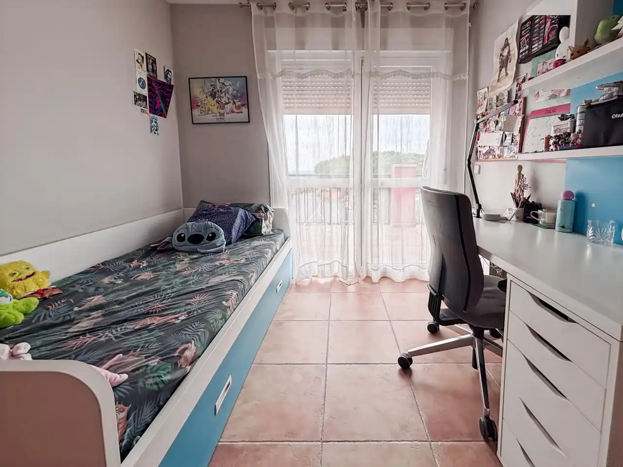 Dormitori de Casa o xalet en venda en Collado Mediano amb Aire condicionat, Terrassa i Piscina comunitària