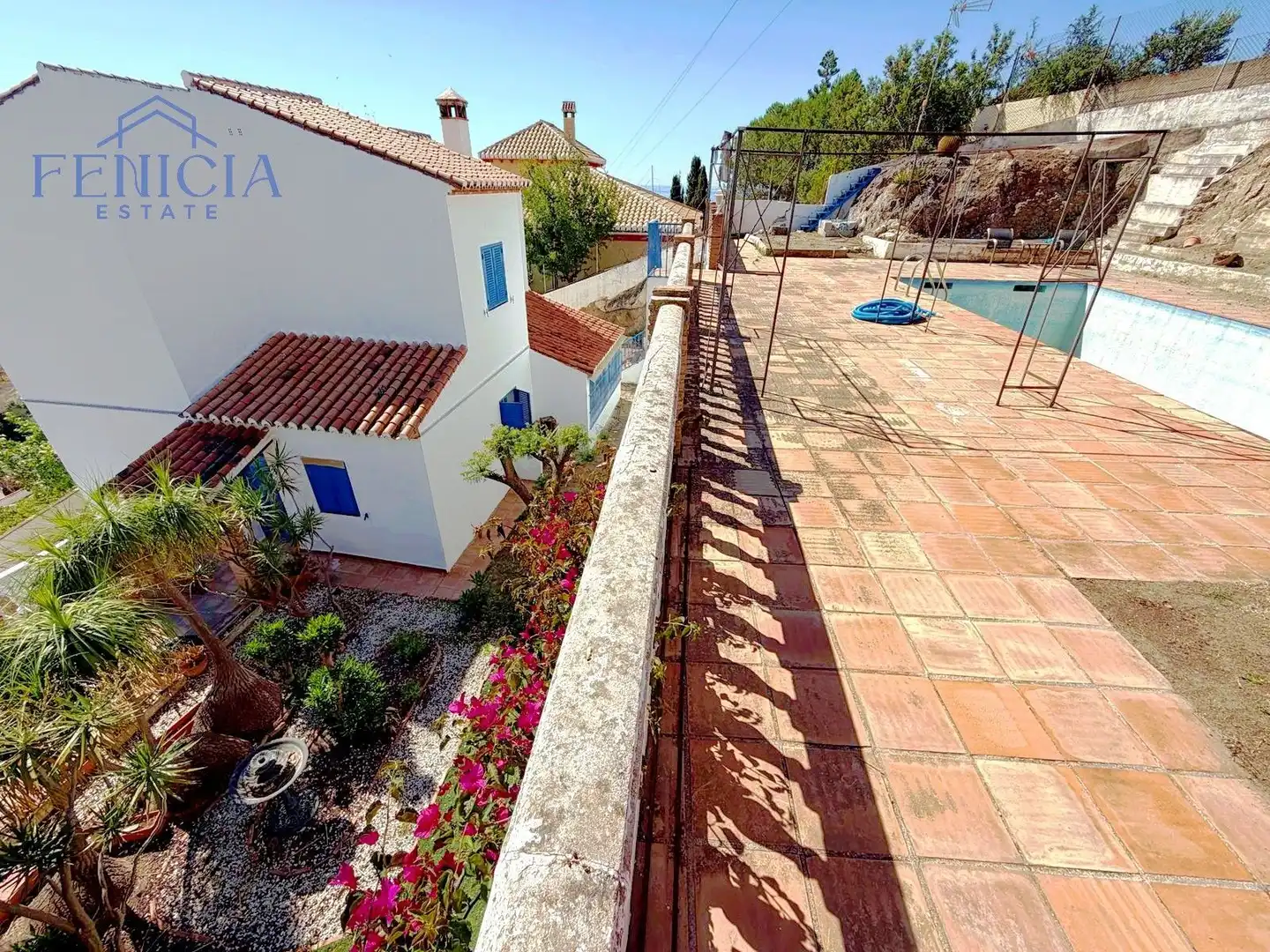 Terrassa de Casa o xalet en venda en Almuñécar amb Jardí privat, Terrassa i Piscina