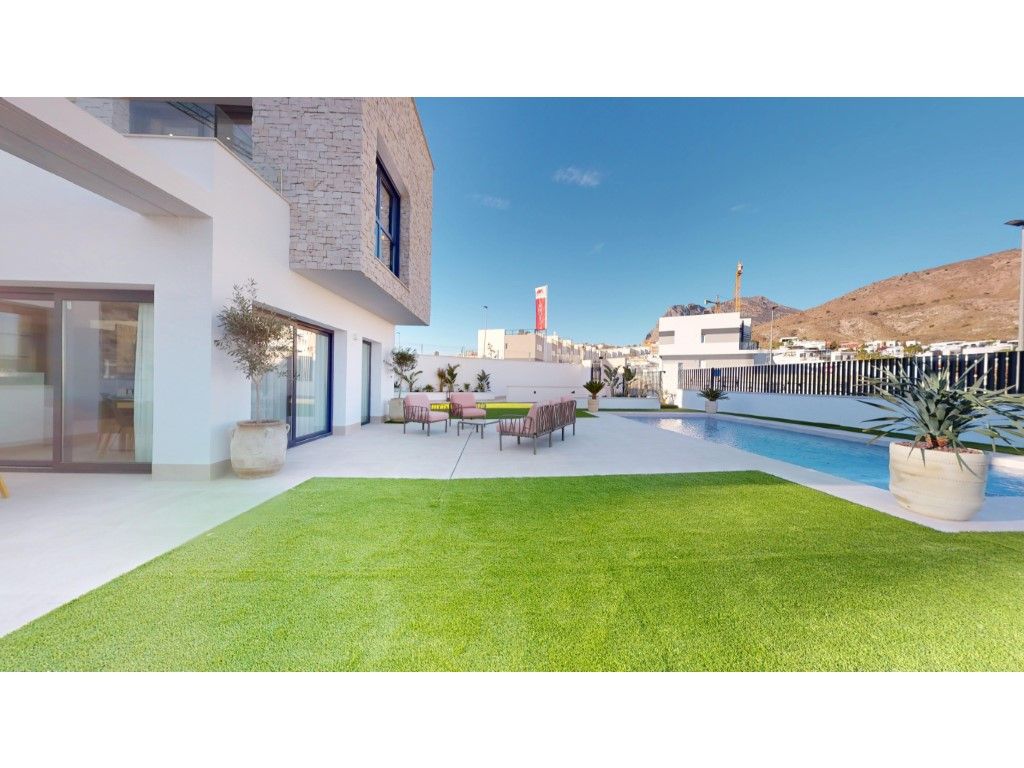 Exterior view of House or chalet for sale in Finestrat  with Swimming Pool