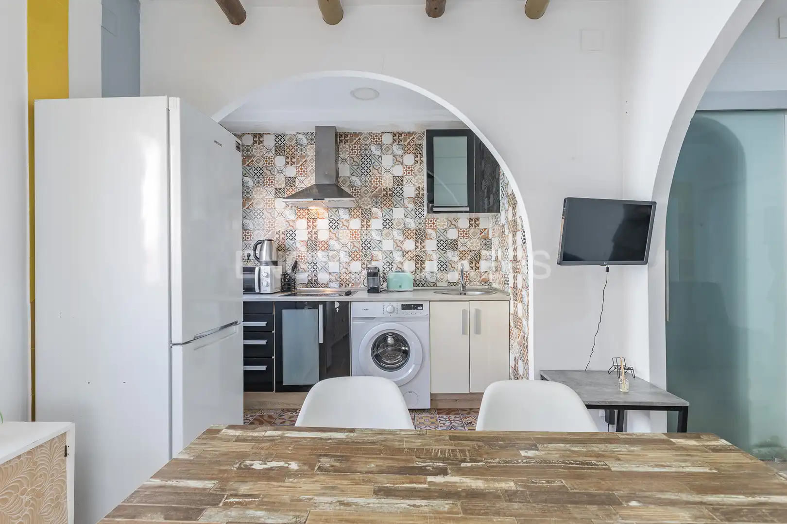 Cocina de Piso en venta en L'Hospitalet de Llobregat con Calefacción