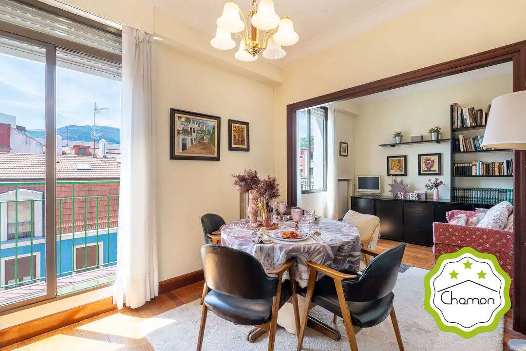 Dining room of Flat for sale in Bilbao   with Heating and Balcony
