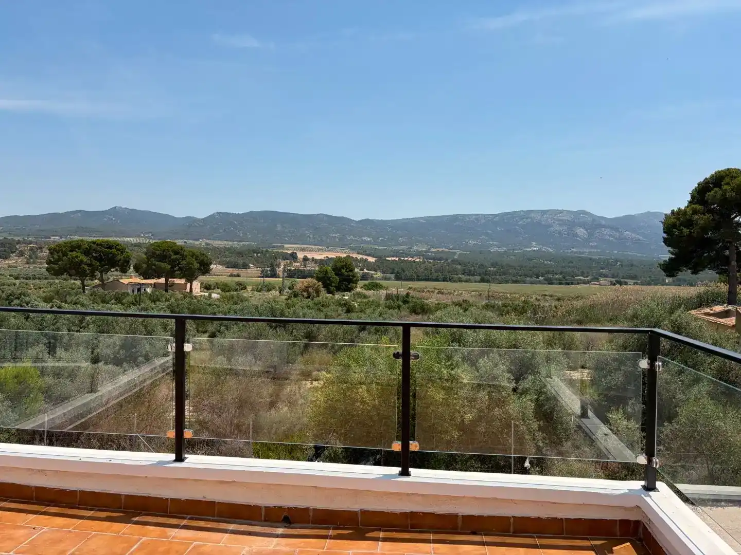 Terrassa de Casa o xalet en venda en Castalla amb Aire condicionat, Jardí privat i Piscina