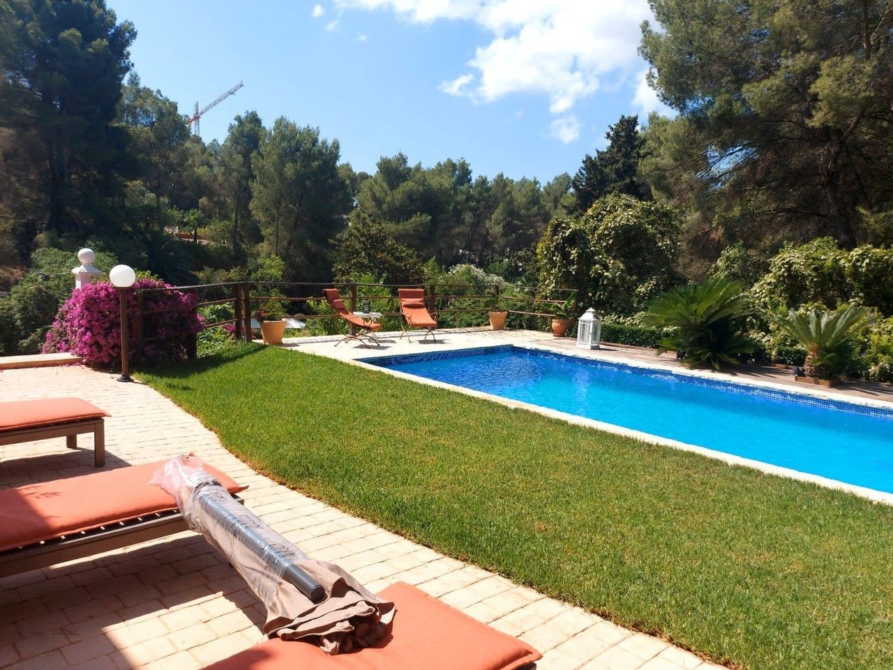 Garden of House or chalet to rent in Santa Eulària des Riu  with Air Conditioner, Private garden and Terrace