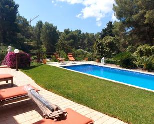 Jardí de Casa o xalet de lloguer en Santa Eulària des Riu amb Aire condicionat, Jardí privat i Terrassa