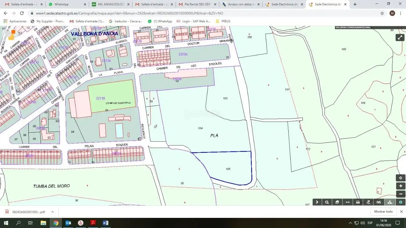 Residential land for sale in Carrer del Doctor Marañón 39