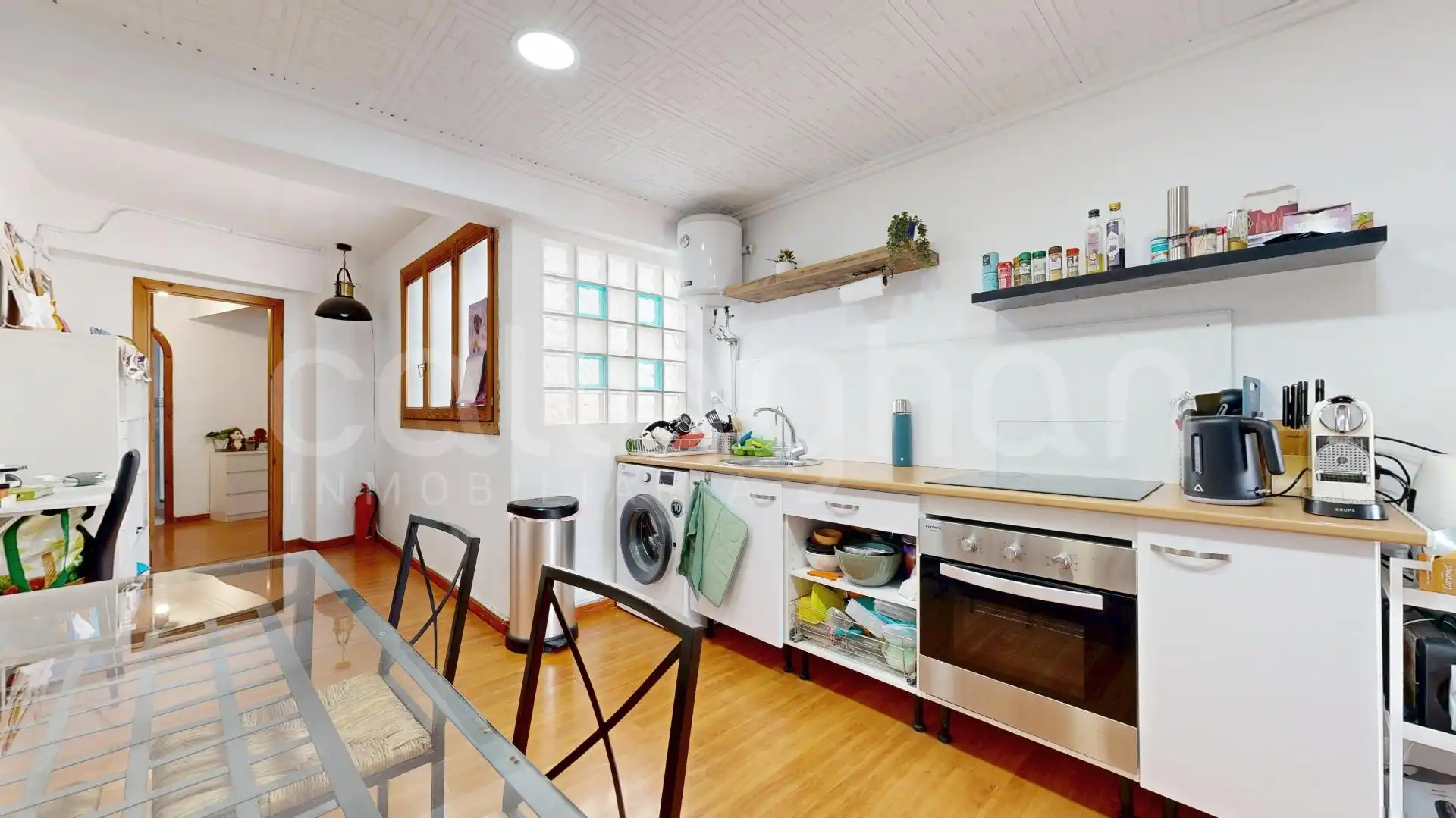 Küche von Wohnung zum Verkauf in Rocafort mit Balkon