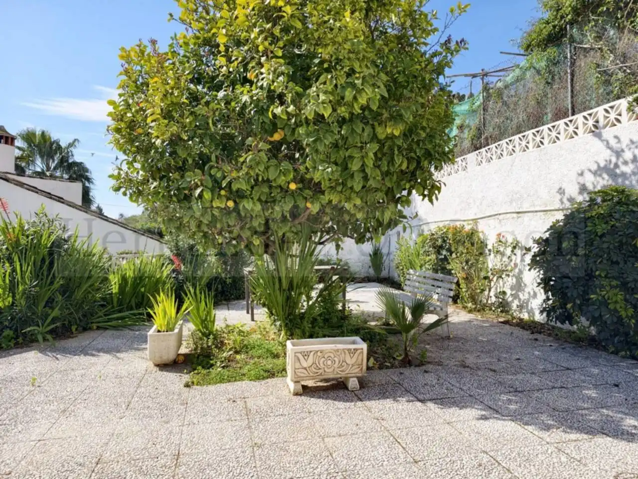 Garden of Houses for sale in Benalmádena  with Air Conditioner, Terrace and Swimming Pool