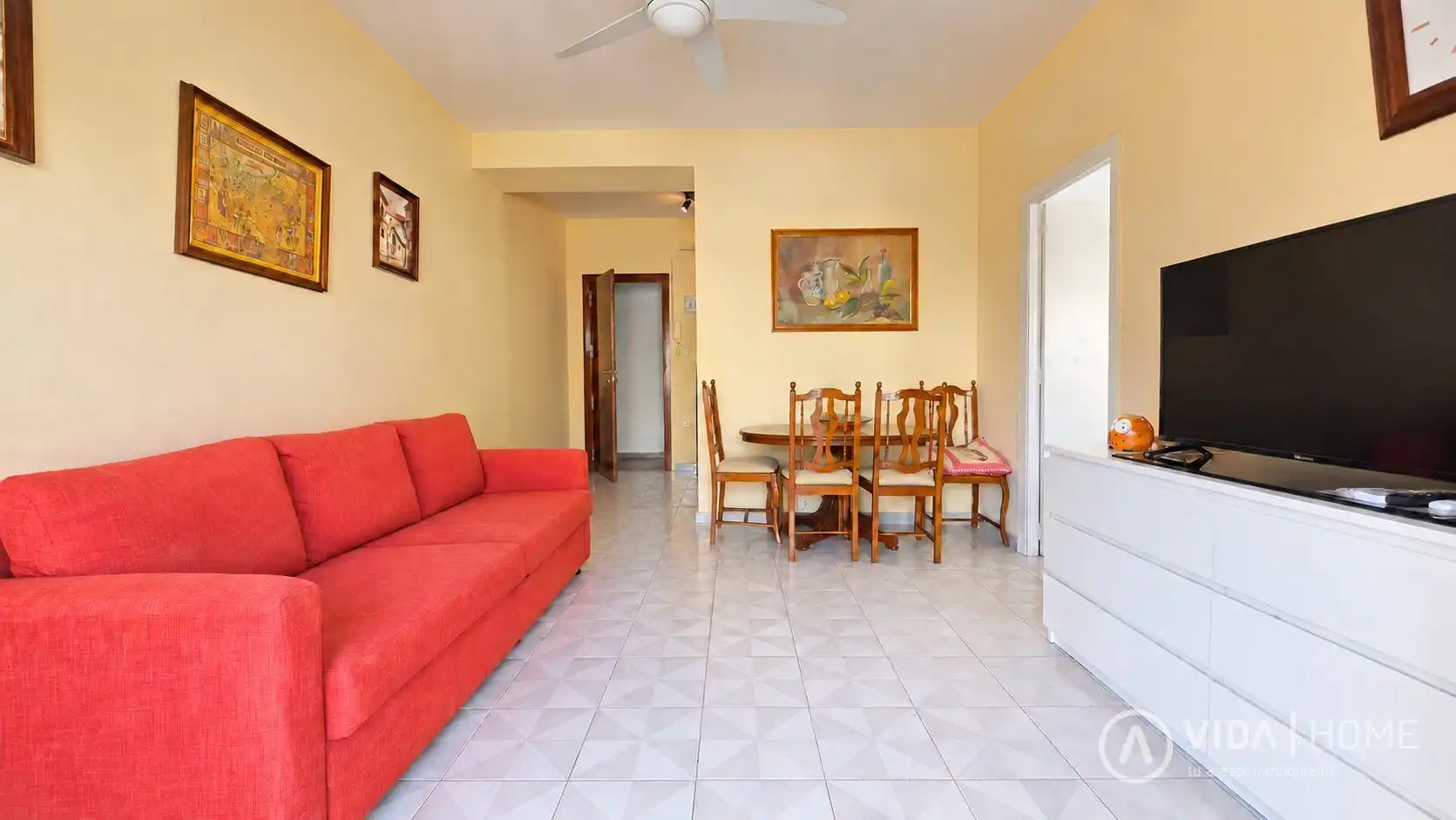 Sala d'estar de Apartament en venda en Gandia amb Terrassa i Moblat
