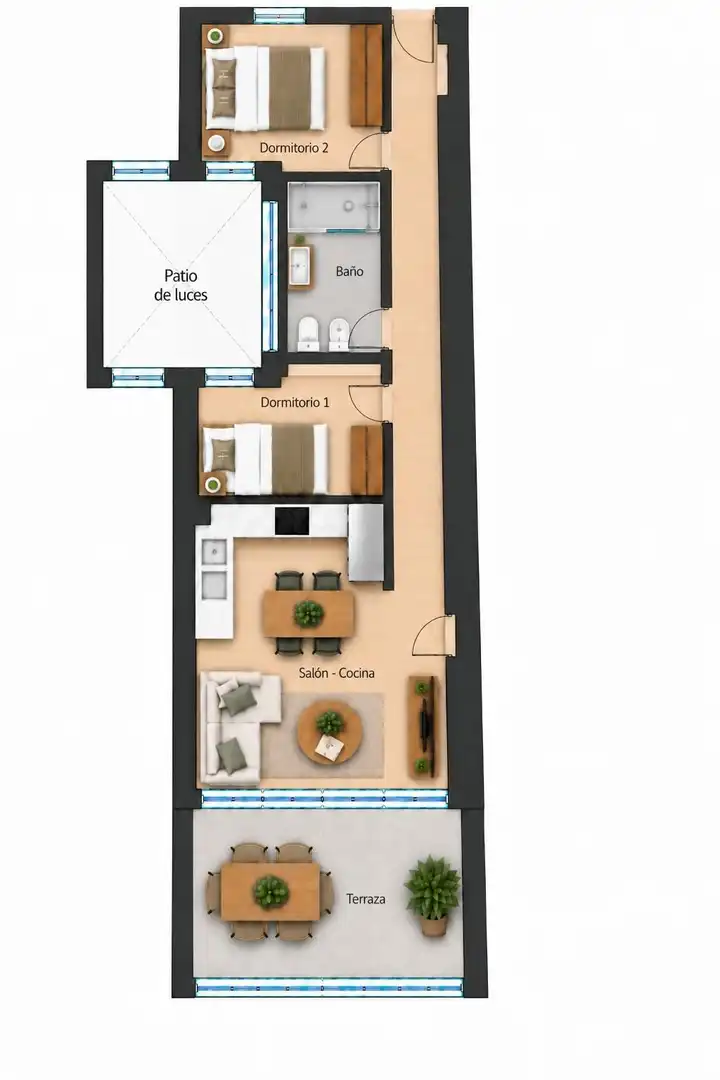 Apartamento en venta en Torreblanca con Aire acondicionado, Calefacción y Terraza