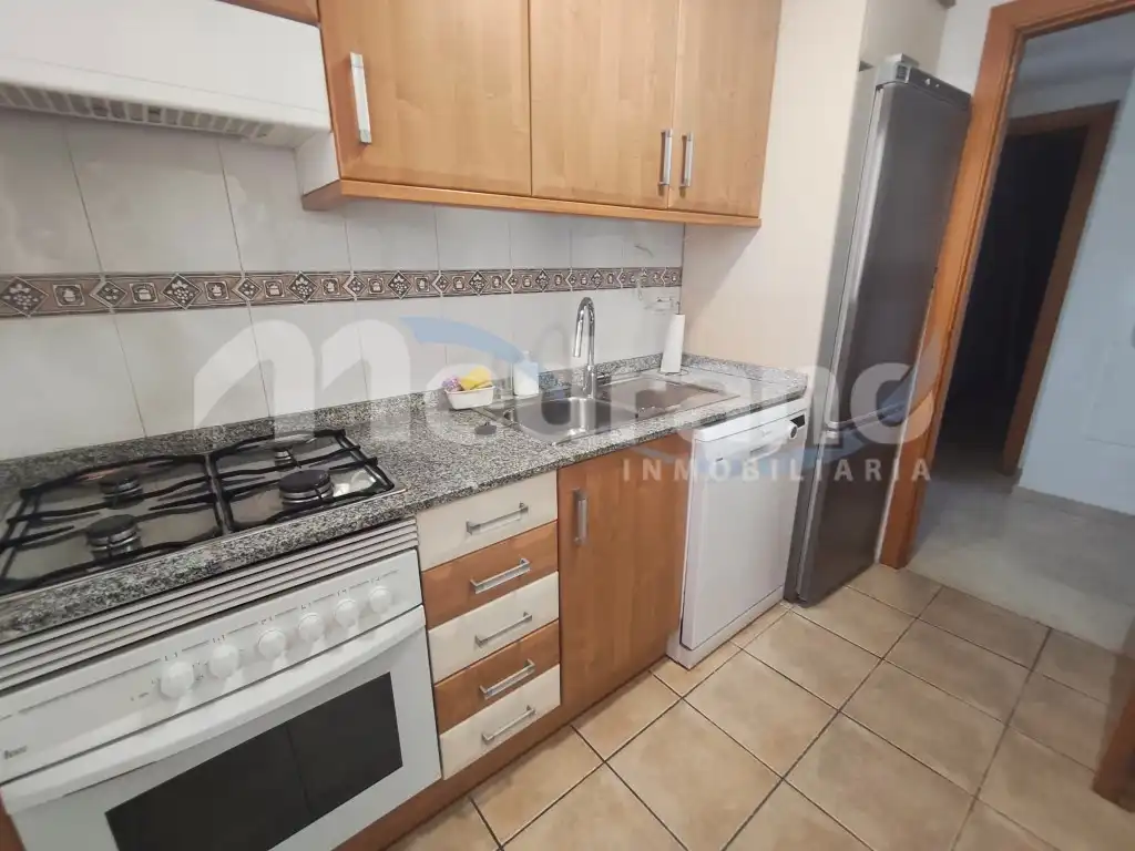 Cocina de Piso en venta en Villajoyosa / La Vila Joiosa con Aire acondicionado, Calefacción y Jardín privado