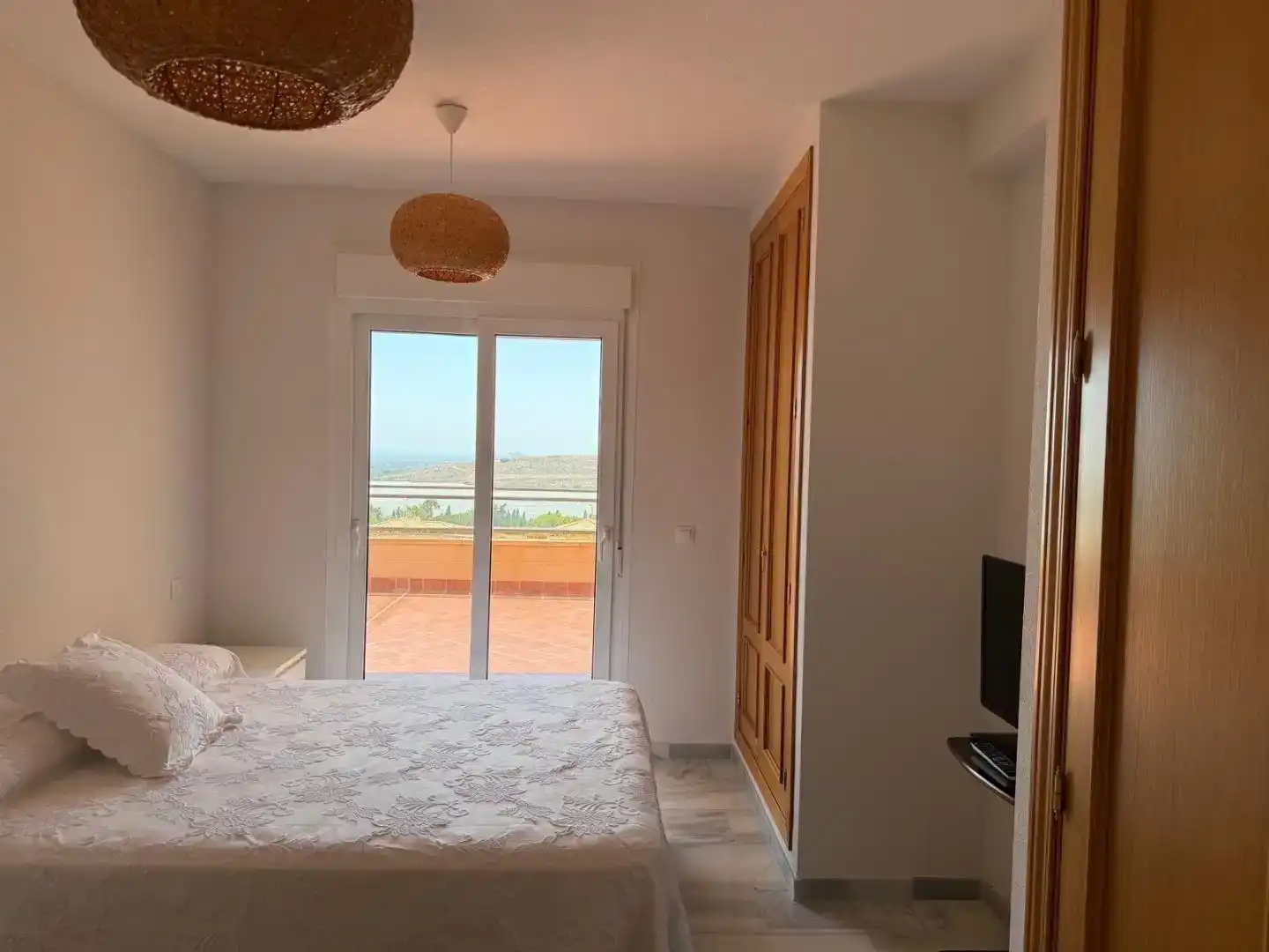 Schlafzimmer von Wohnung zum Verkauf in Mutxamel mit Klimaanlage, Schwimmbad und Balkon