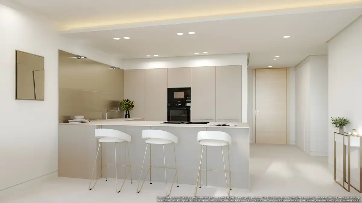 Cocina de Planta baja en venta en Benahavís con Aire acondicionado, Jardín privado y Terraza