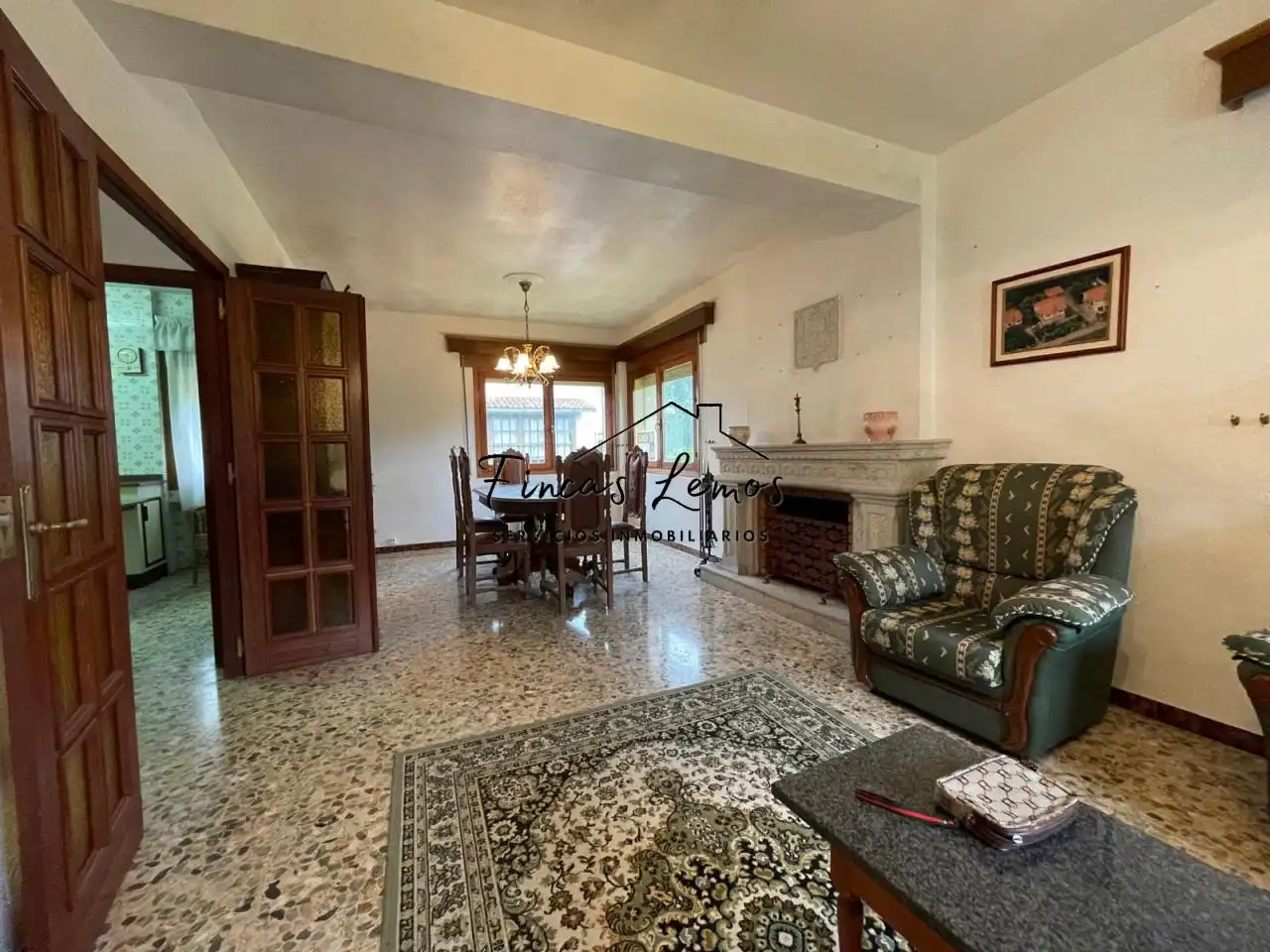 Living room of Houses for sale in Camariñas  with Heating, Private garden and Furnished