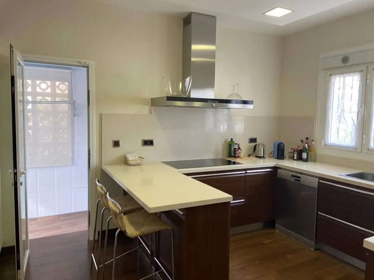 Kitchen of Houses for sale in Roquetas de Mar  with Air Conditioner, Private garden and Terrace