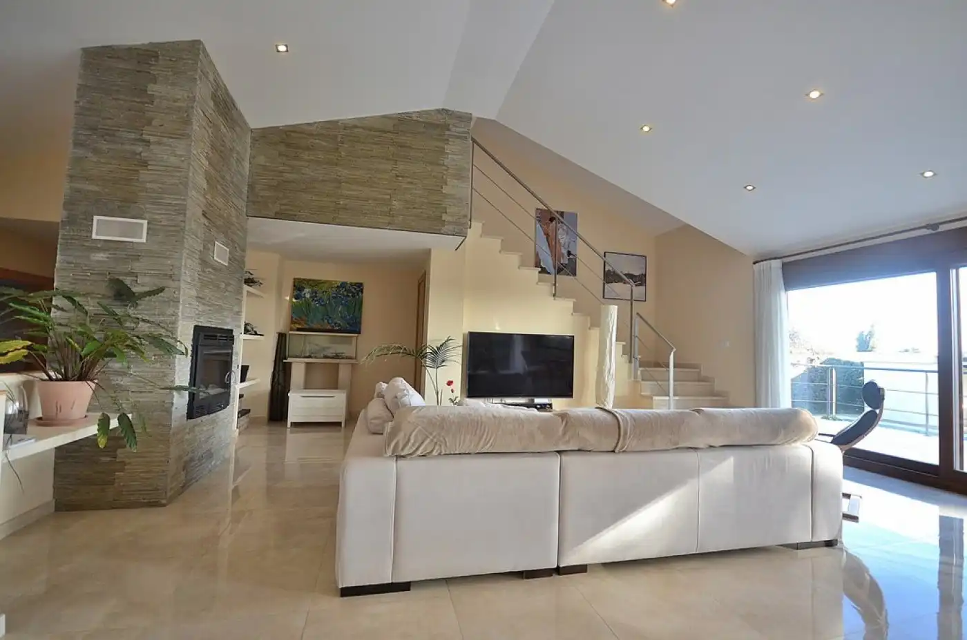 Sala de estar de Casa o chalet de alquiler en Albacete con Calefacción, Jardín privado y Trastero