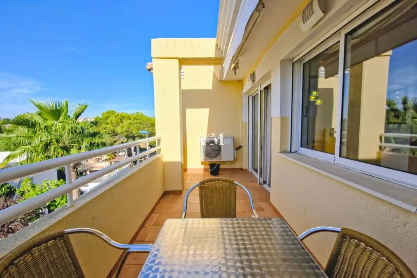 Terrasse von Dachboden zur Miete in Orihuela mit Klimaanlage, Heizung und Terrasse