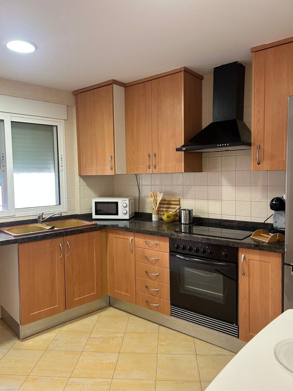 Kitchen of Flat to rent in  Valencia Capital  with Furnished