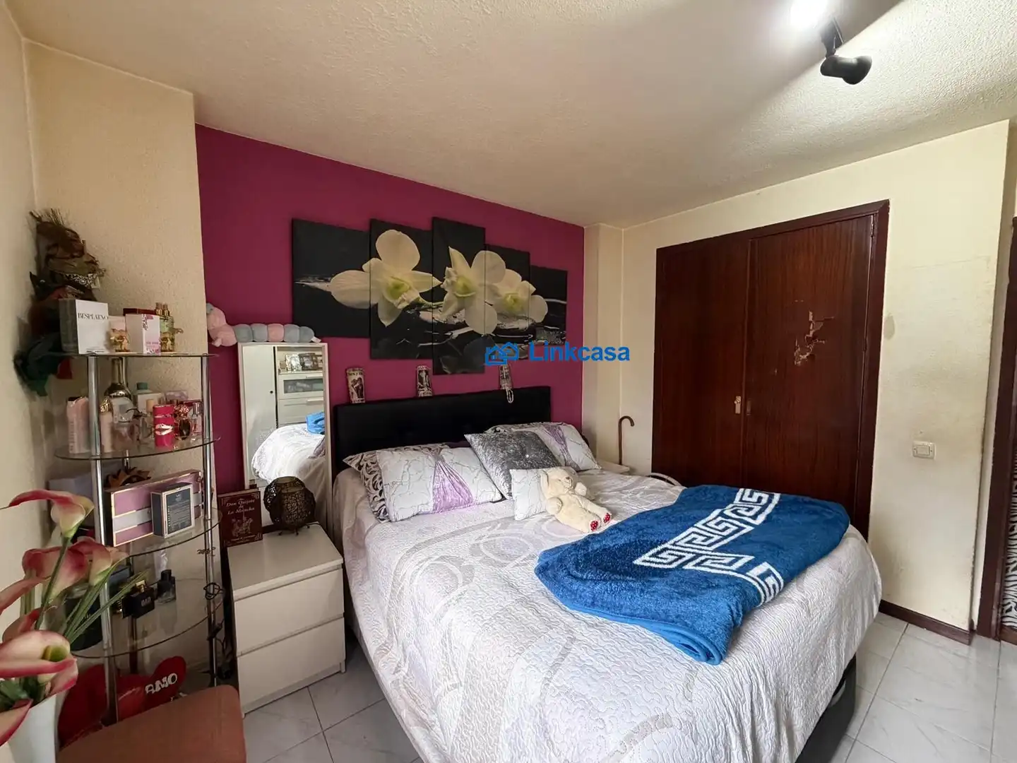 Bedroom of Flat for sale in Fuenlabrada  with Air Conditioner, Heating and Balcony