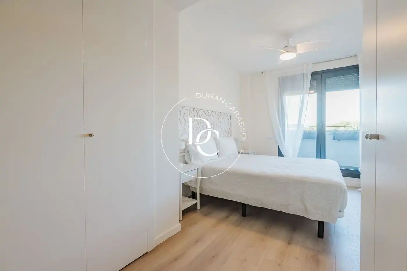 Schlafzimmer von Maisonette zur Miete in Vilanova i la Geltrú mit Klimaanlage, Heizung und Terrasse