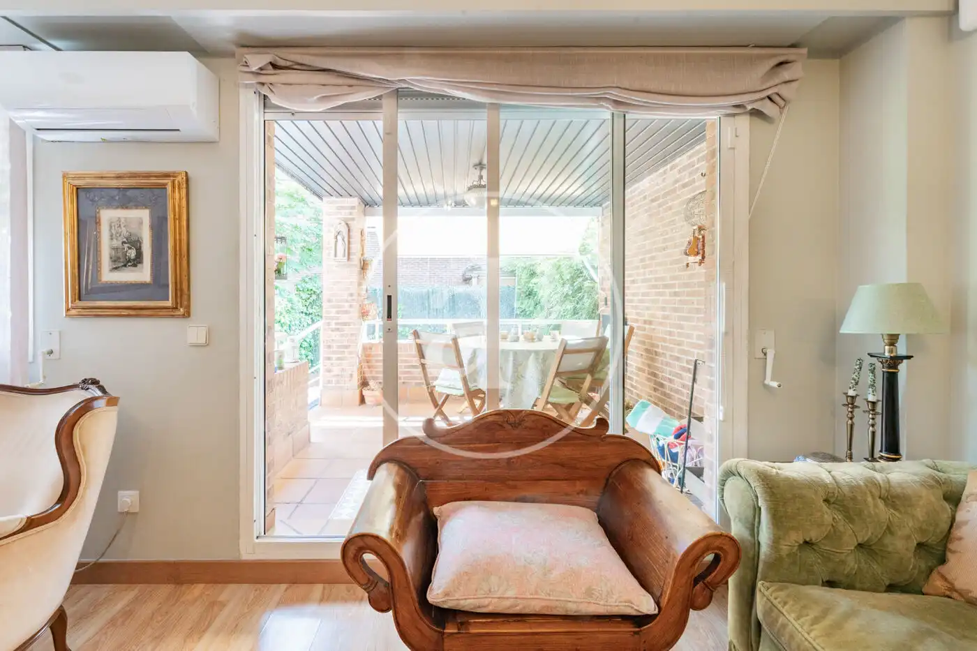 Terraza de Casa adosada en venta en Madrid con Aire acondicionado, Calefacción y Jardín privado