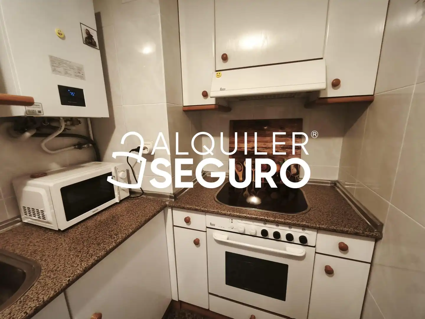 Küche von Wohnung zur Miete in Zaragoza mit Heizung und Möbliert