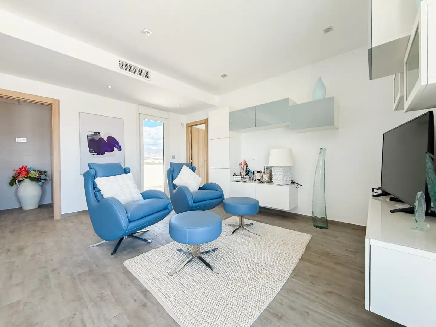 Wohnzimmer von Haus oder Chalet zum Verkauf in Águilas mit Klimaanlage, Privatgarten und Terrasse