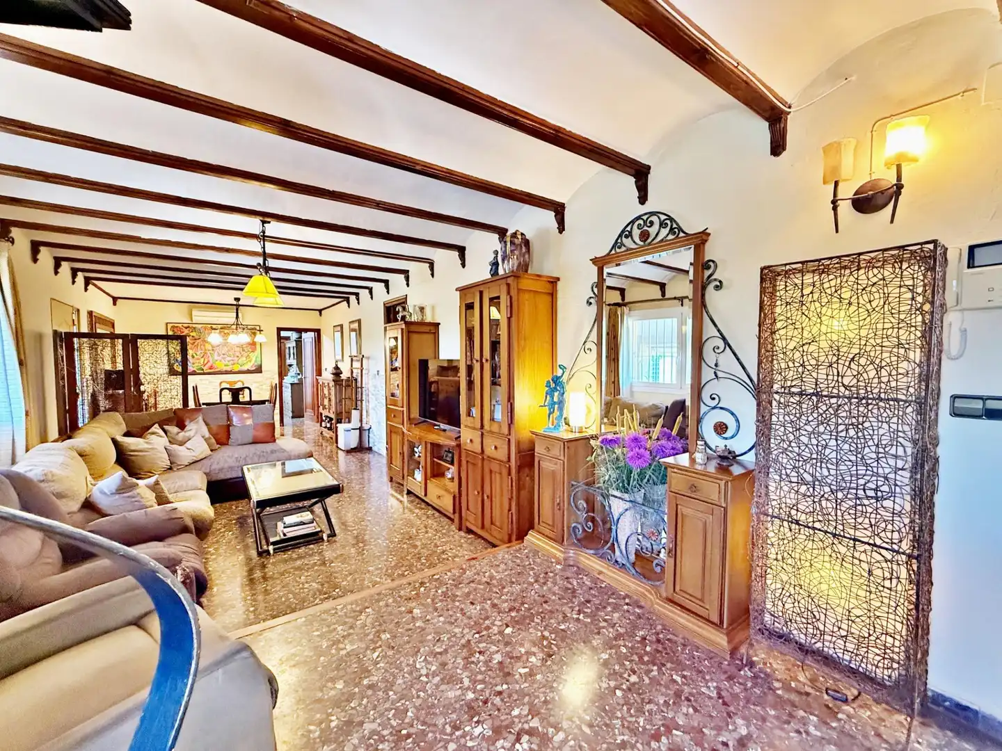 Sala de estar de Casa o chalet en venta en Olocau con Aire acondicionado, Calefacción y Terraza