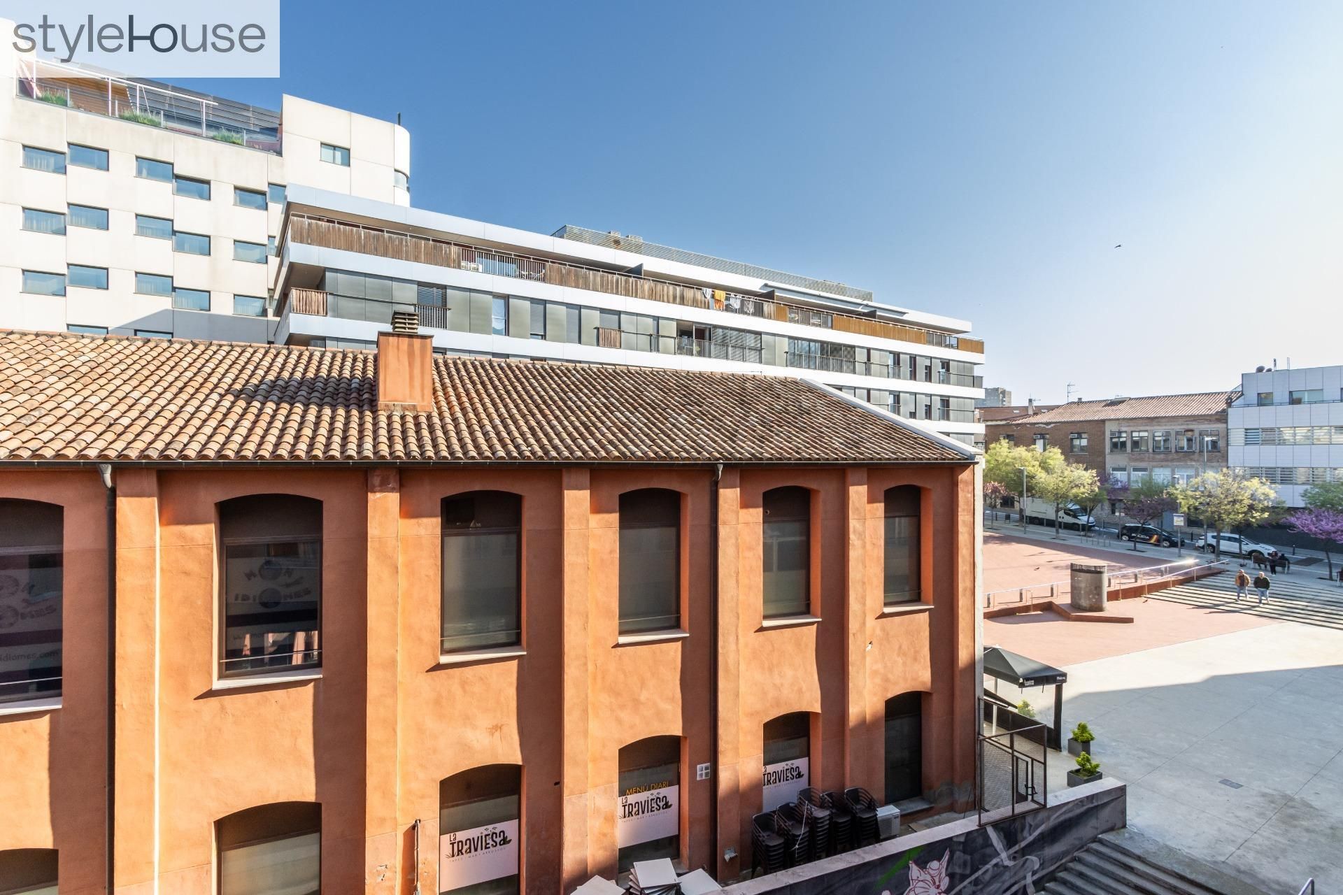 Exterior view of Flat for sale in Terrassa  with Heating and Terrace