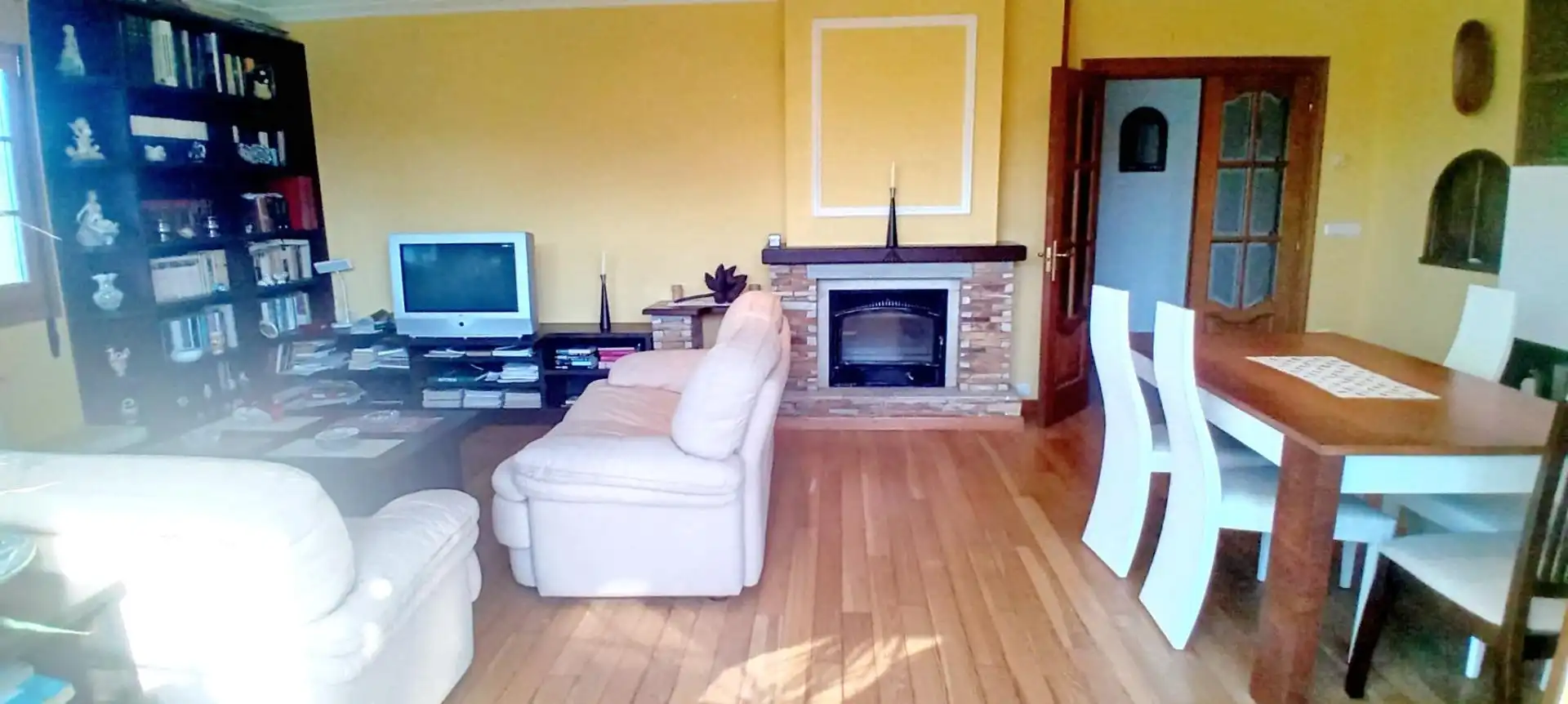 Sala de estar de Casa o chalet en venta en El Franco  con Calefacción, Jardín privado y Terraza