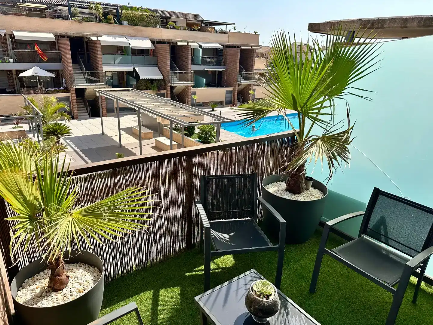 Terraza de Piso en venta en San Javier con Aire acondicionado, Piscina y Balcón