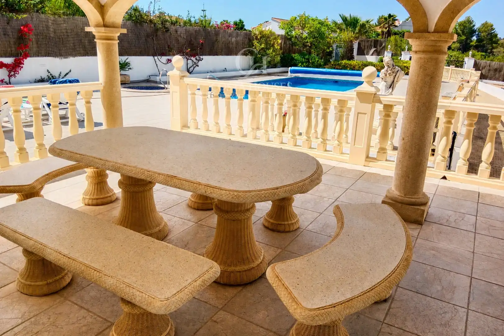 Terraza de Casa o chalet en venta en Jávea / Xàbia con Aire acondicionado, Calefacción y Jardín privado