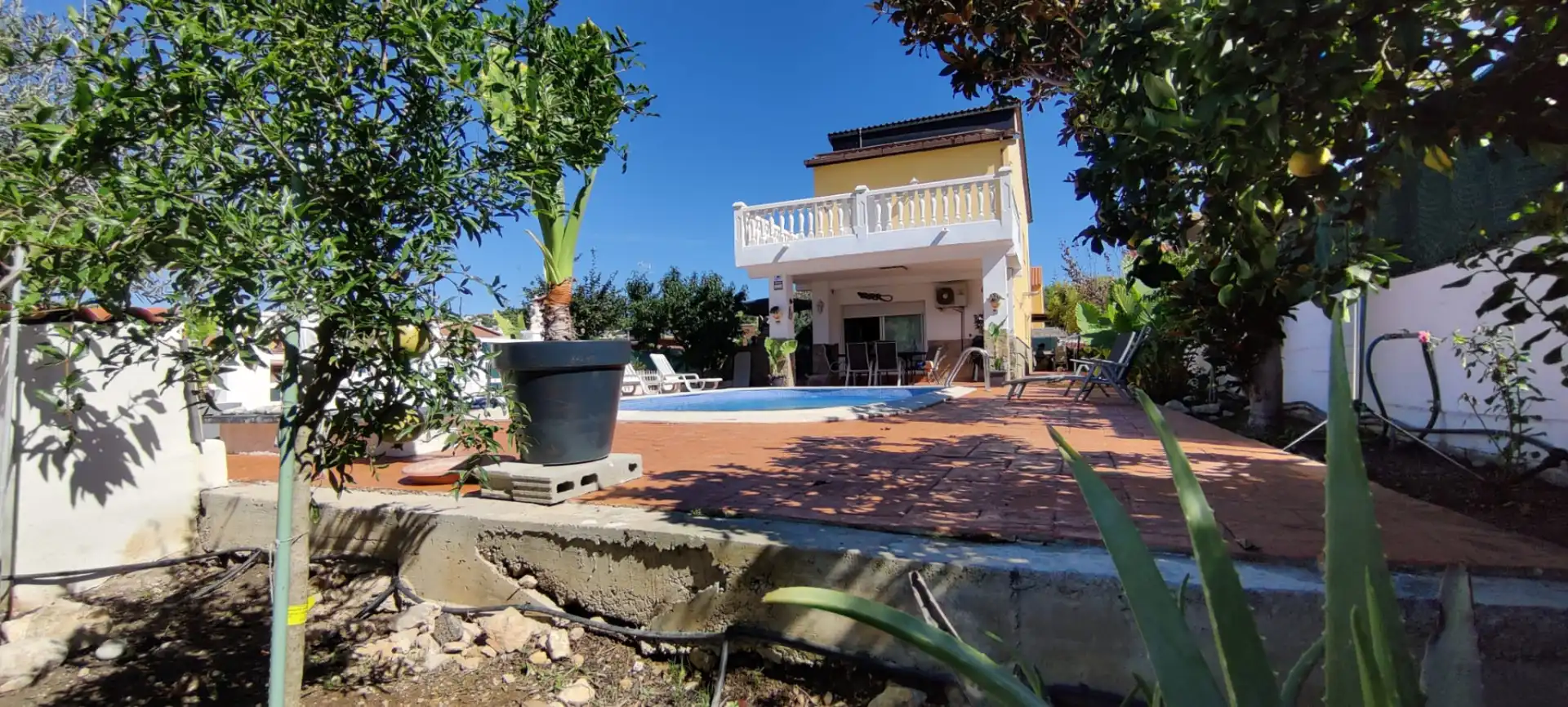 Jardín de Casa o chalet en venta en Cunit con Aire acondicionado, Calefacción y Jardín privado