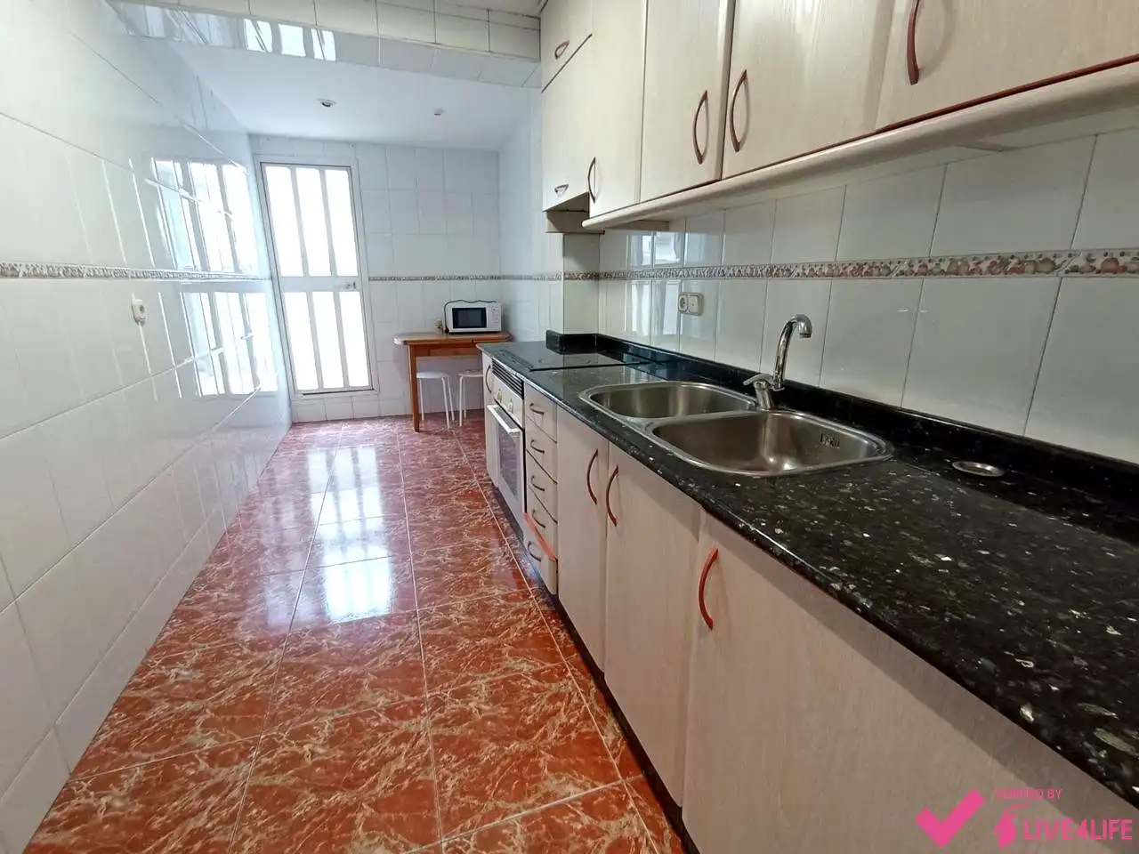 Küche von Wohnung zur Miete in Valencia mit Terrasse und Möbliert