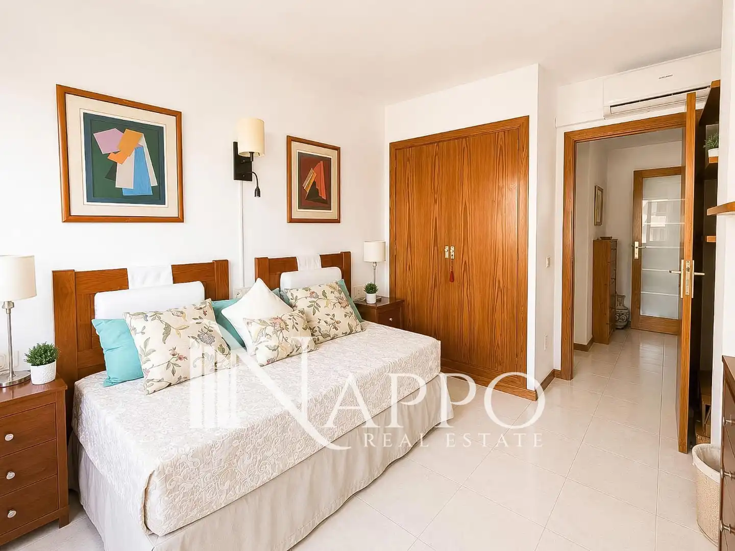 Bedroom of Flat for rent in  Palma de Mallorca  with Air Conditioner, Heating and Terrace