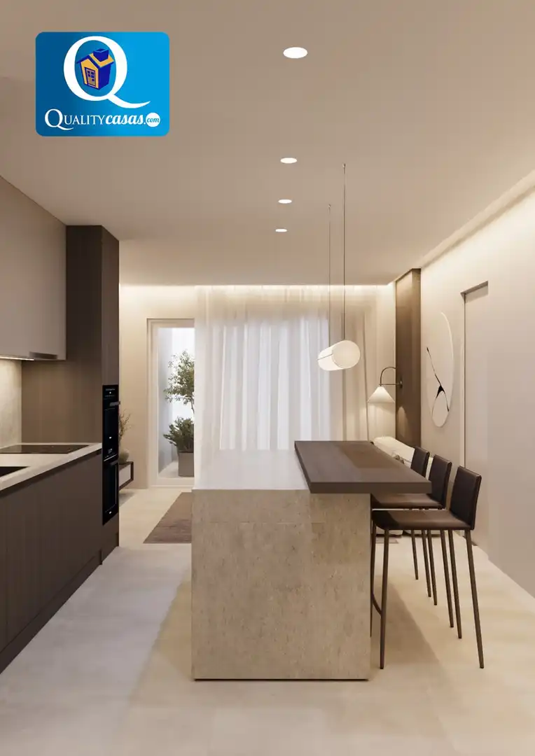 Cuina de Apartament en venda en Alicante / Alacant amb Aire condicionat, Calefacció i Piscina comunitària