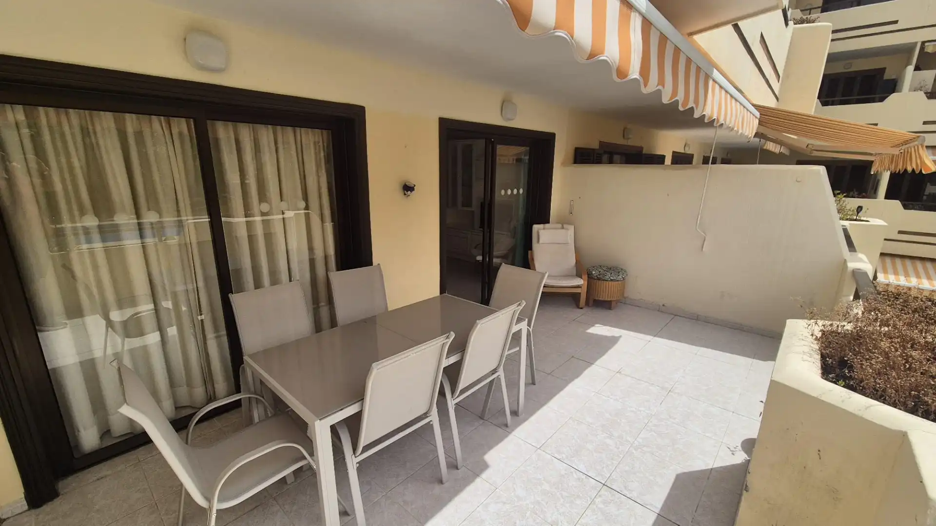 Terrasse von Wohnungen zur Miete in Puerto de la Cruz mit Terrasse, Möbliert und Ofen