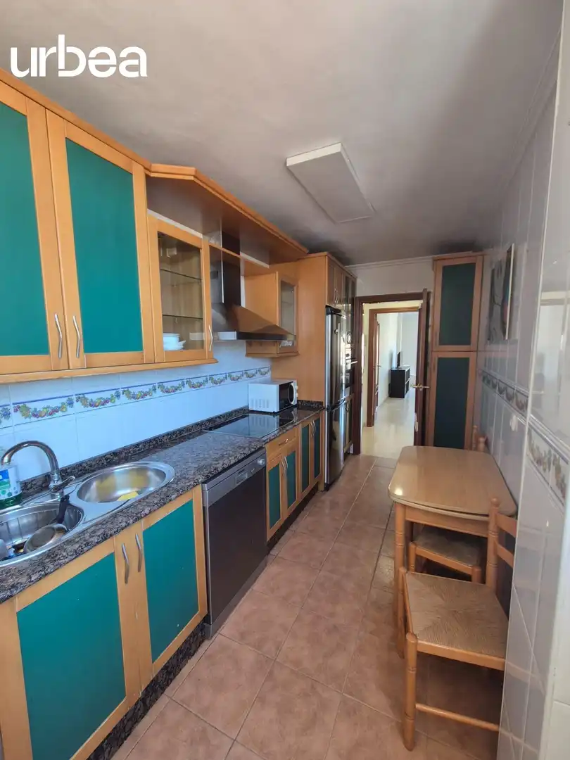 Cocina de Piso de alquiler en Málaga con Calefacción, Amueblado y Balcón