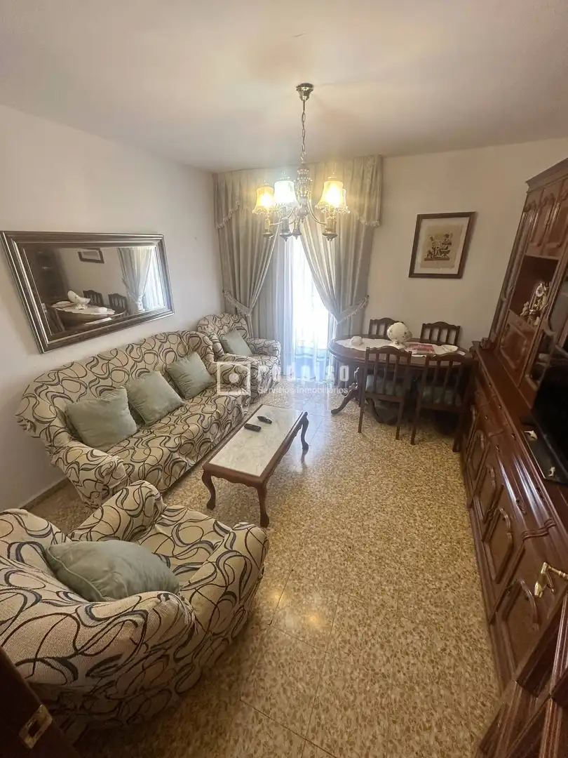 Living room of Flat for sale in Madrid  with Heating, Terrace and Storage room