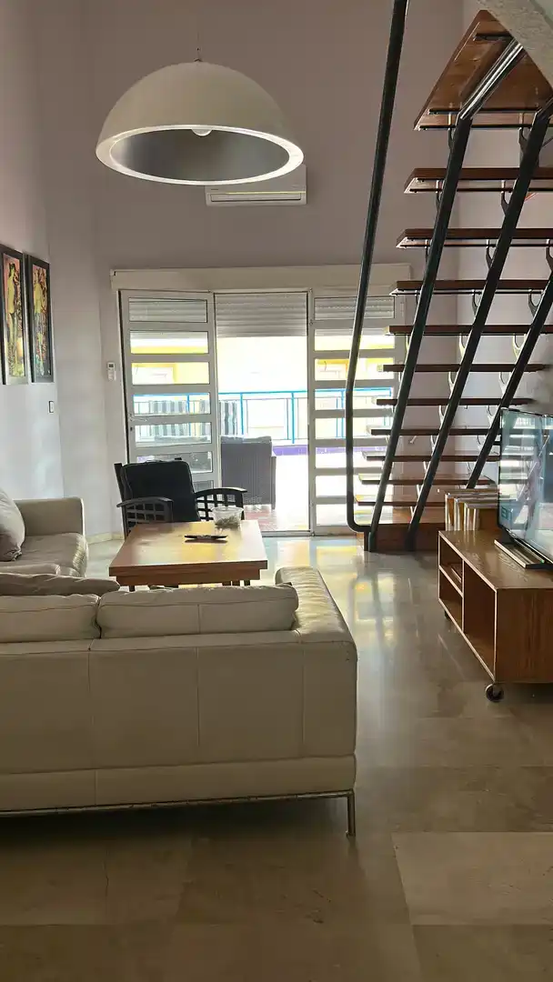 Living room of Flat for rent in Puerto de Mazarrón