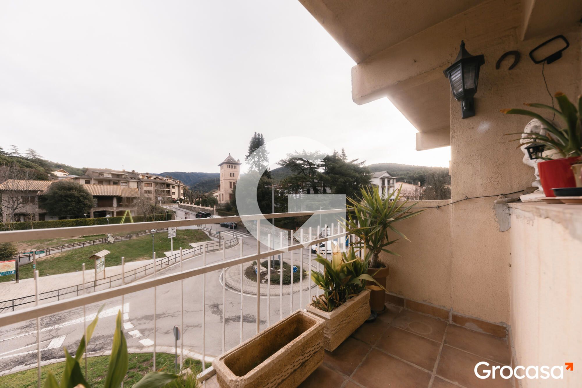 Terrace of Flat for sale in Aiguafreda  with Heating, Oven and Balcony