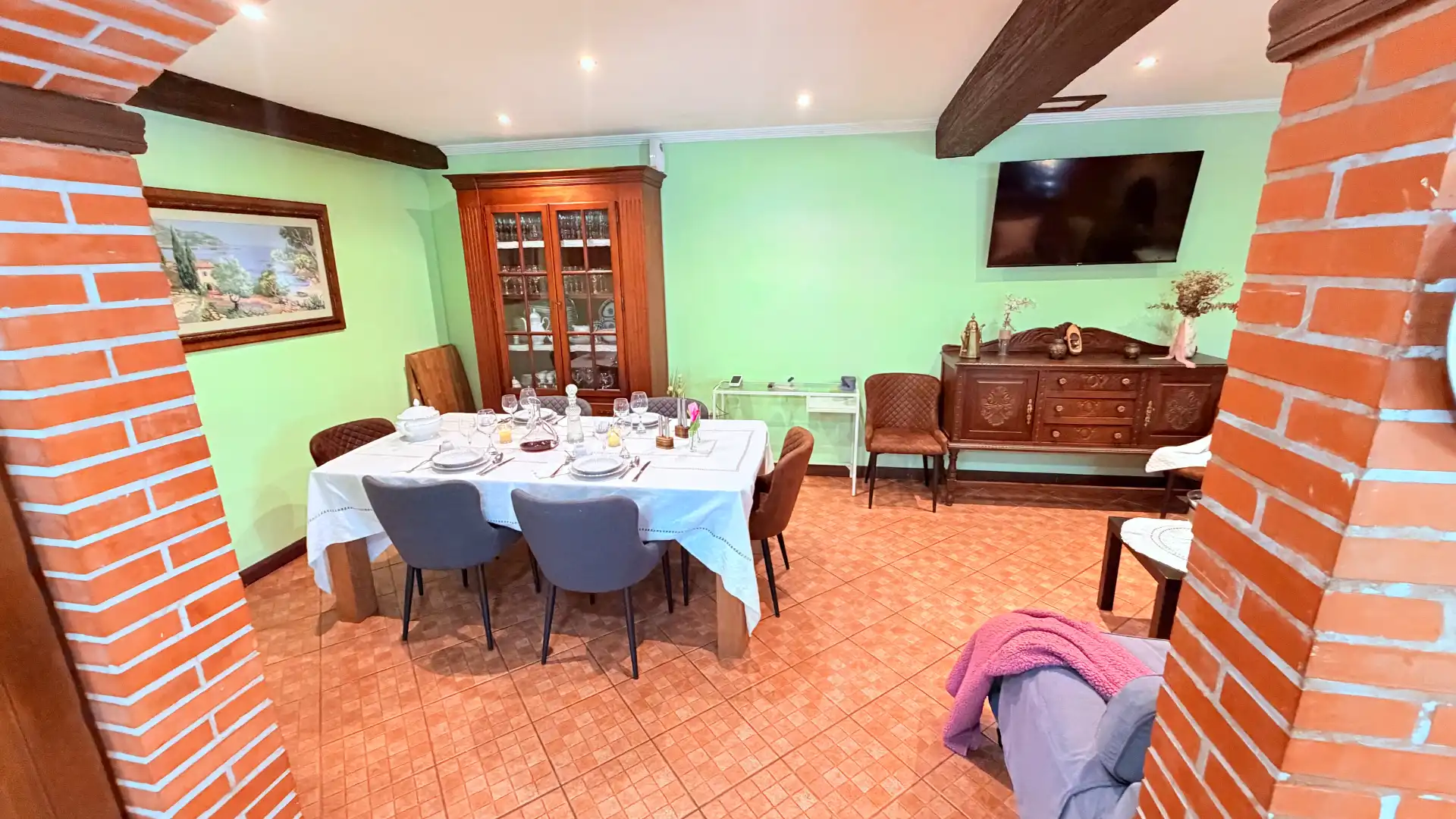 Dining room of Country homes for sale in Corvera de Asturias  with Heating, Private garden and Terrace