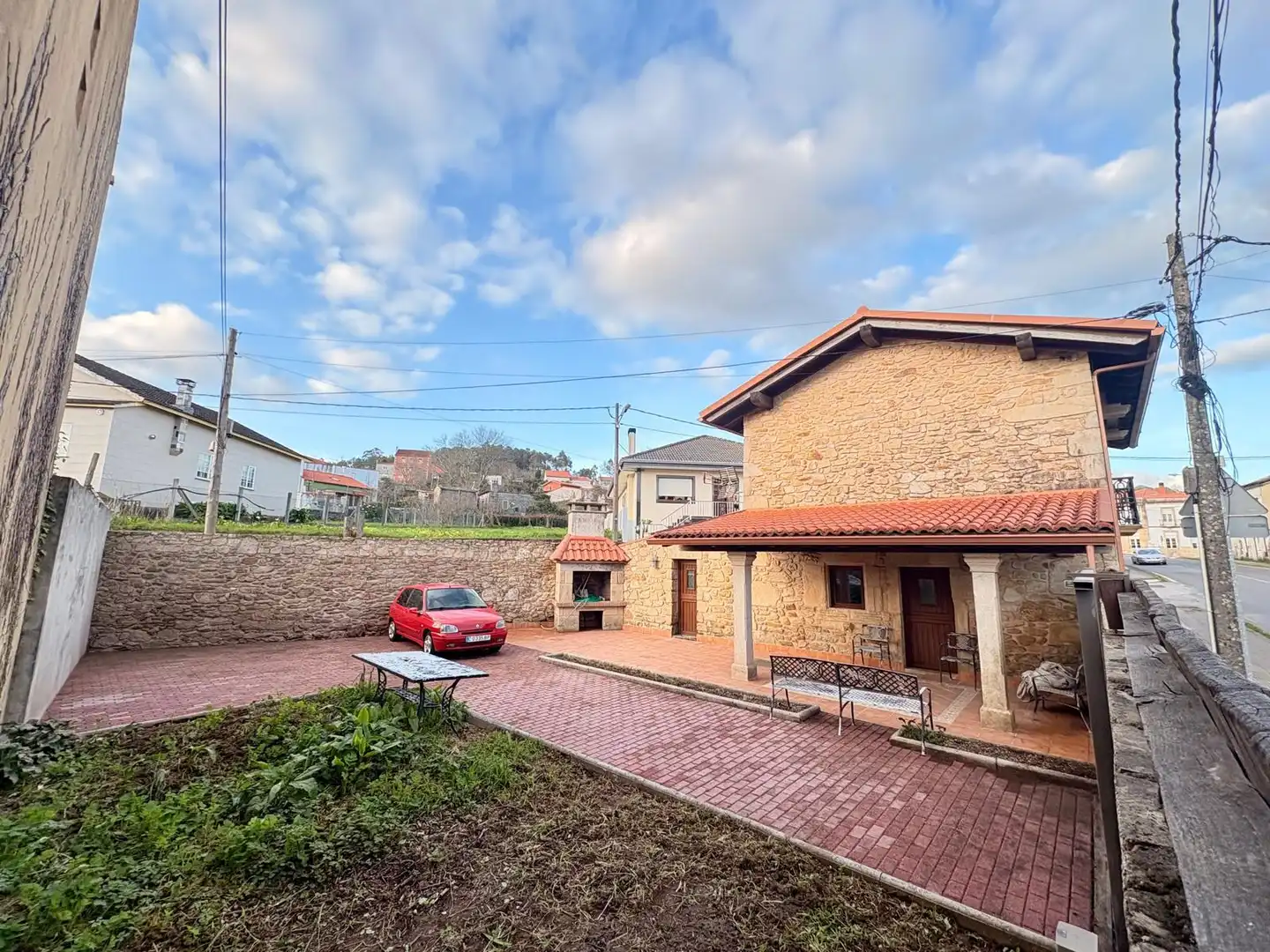 Vista exterior de Casa o chalet en venta en Noia con Calefacción, Jardín privado y Terraza