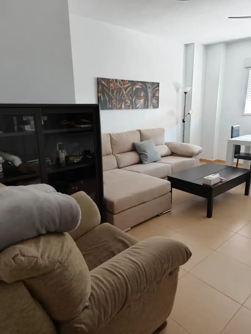 Living room of Flat for sale in Murcia  with Air Conditioner, Furnished and Balcony