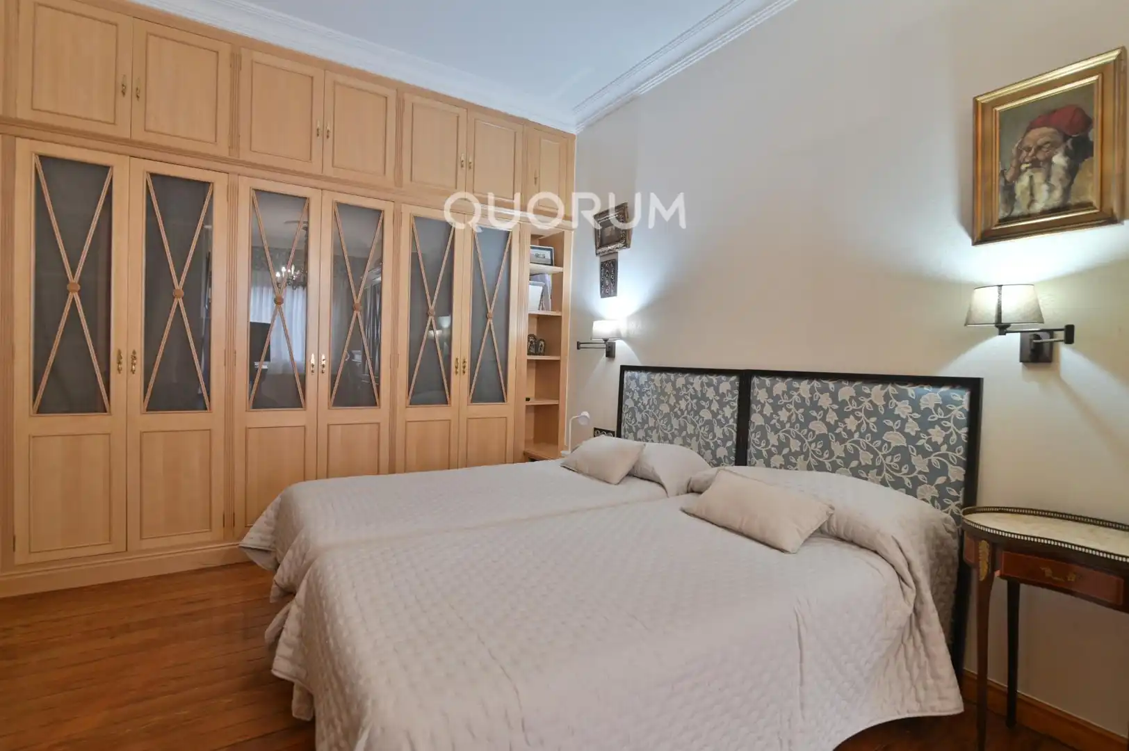 Schlafzimmer von Wohnung zum Verkauf in Bilbao  mit Heizung und Balkon