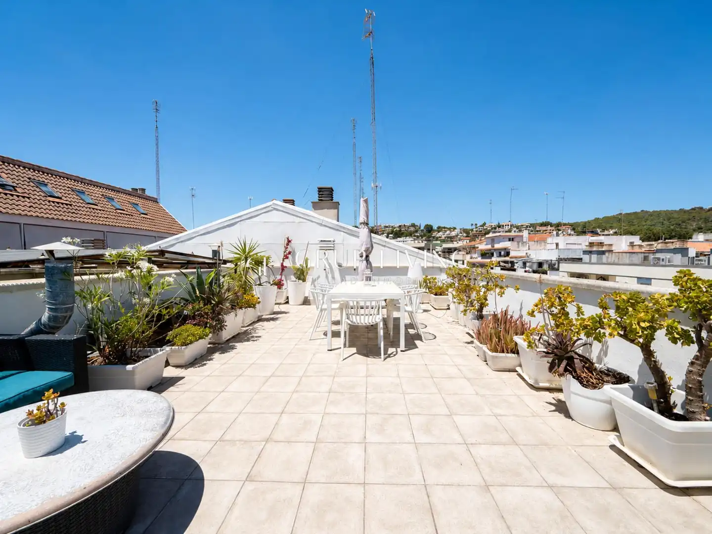 Terrassa de Pis de lloguer en Sitges amb Calefacció, Terrassa i Balcó